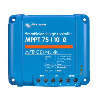 Victron SmartSolar MPPT  75/10, laderegulator 10A