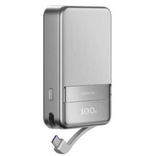 EcoFlow Rapid Powerbank & Nødlader, 10000mAh, Silver