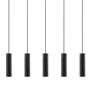 12V & 230V Tilo, 5-kit - taklampe, sort