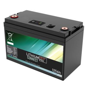 Lithium Batteri: LiFePO4 12V 125Ah, Heat Pro Connect