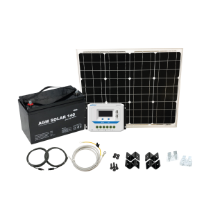 Solcellepakke AGM  55W