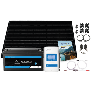Solcellepakke Lithium 360W 200Ah