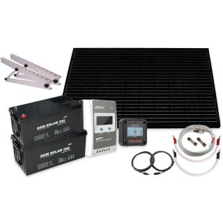Solcellepakke, Grunnpakke, 320W/360W, AGM
