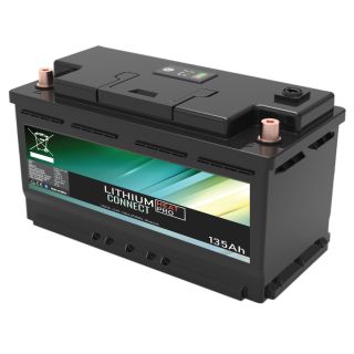 Lithium Batteri: LiFePO4 12V 165Ah, Bobilbatteri Heat Pro Camper Connect