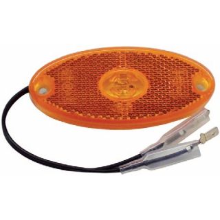 Markeringslys gult ovalt LED