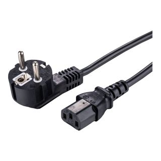 Strømkabel Schuko til C13, 5m