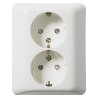 230V ELKO RS1091 innfelt stikk m/jord