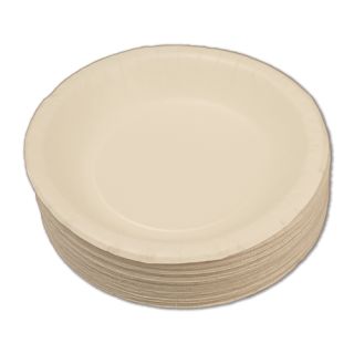 Papptallerken dyp, 50-pakning, 19cm