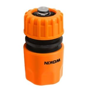 Hurtigkobling til hageslange - 1/2", med stoppventil