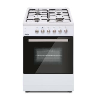 Gasskomfyr 60x60cm Eliteline, hvit