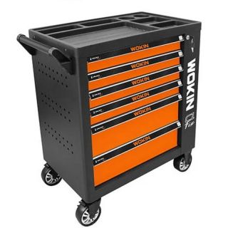 Verktøyvogn med hjul og lås