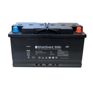 AGM SilverGuard startbatteri 12V  92Ah