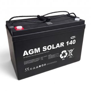 AGM Batteri: 140 AGM Solar, 12V