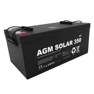 AGM Batteri: 350 AGM Solar, 12V