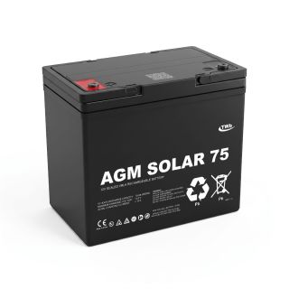 AGM Batteri:  75 AGM Solar, 12V