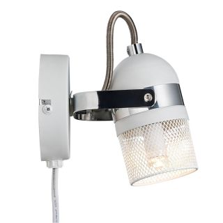 12V & 230V Agnes Vegglampe Hvit