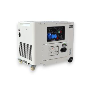 Dieselaggregat  6500W med autostart og gløding, BD6500S, auto.gl.