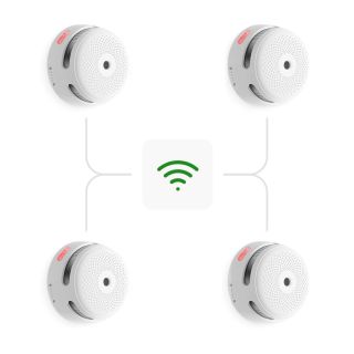 Brannpakka - 4 stk. X-Sense Smart trådløs røykvarsler