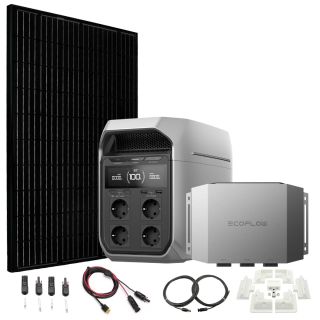 DELTA 3 Plus med 360w solcelle og 600W billader for camper og bobil