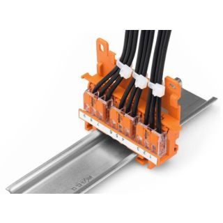 DIN-skinne holder for WAGO 221
