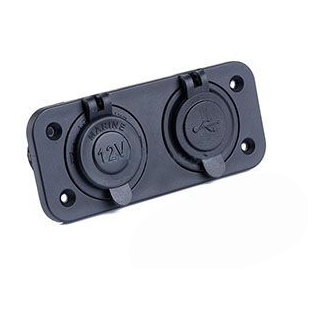 Smart Innfelt -2- USB lader og Voltmeter