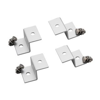 Enkle festebraketter, sølv