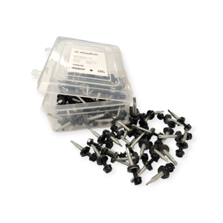 Farmerskrue 4,8x35 mm, sort, 100pk