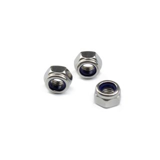 Rustfri låsemutter  M5, 25stk