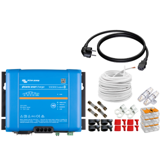 Bobil ekstra landstrømlader for 3 batterier, 50A