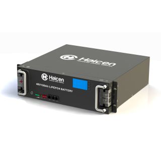 Lithium Batteri: LiFePO4 48V 5,4kWh, Rack