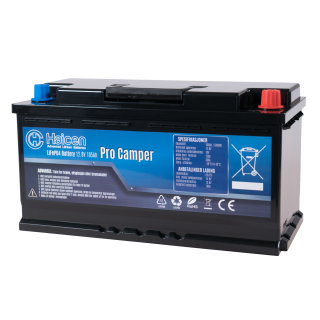 Lithium Batteri: LiFePO4 12V 105Ah, Bobilbatteri Pro Camper