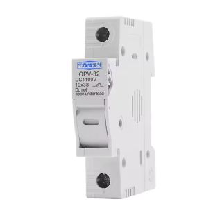 Sikringholder for 10x38mm, DIN