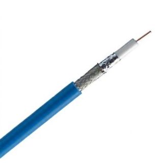 Antennekabel PREMIUM 6mm (RG59), blå, pris pr meter