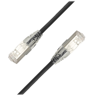 RJ45 S/UTP slim kabel, Cat.6a - 0.2m