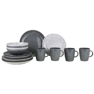 Servise Melaminservise Classic Line Granite - 16 deler