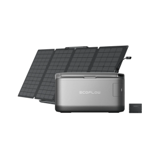 EcoFlow Glacier Classic, 55L kjøl og frys med batteri og solcellepanel