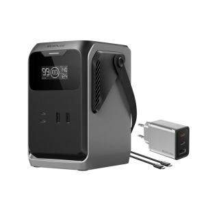 EcoFlow Trail 200 DC med 230V lader