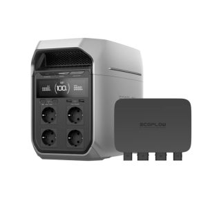 EcoFlow Delta 3 med hurtiglader for bil