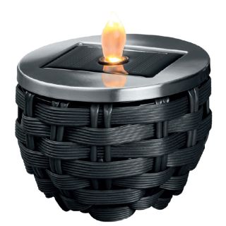 Solcellelampe, Rotting levende flamme