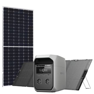 EcoFlow DELTA 3 Classic med solcellepanel