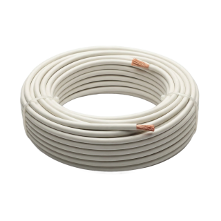 Strømkabel 1x95mm², pris pr meter, hvit