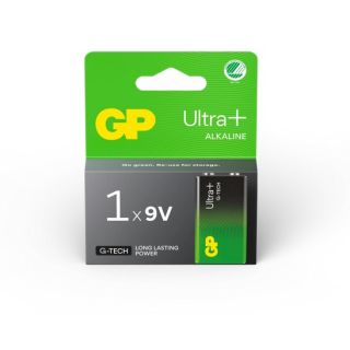 Batteri GP Ultra Plus Alkaline 9V-batteri