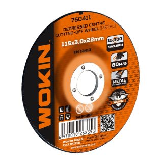 Krummet kappskive - 115 x 3 x 22.2mm