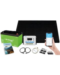 Solcellepakke Lithium 110W 100Ah