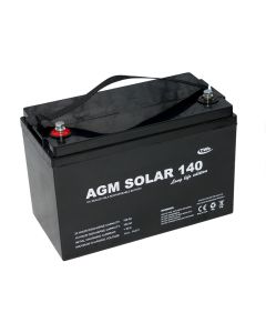 AGM Batteri: 140 AGM Solar, 12V