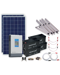 Kraftpakke 230V - 3000W, EPEVER 24v