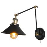 12V & 230V Antique dobbel arm vegglampe