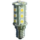 12V E14 mini 2,5W 18 SMD3528 led pære, varmhvit