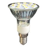 12V E14 spot 2,5W 15 SMD5050 led pære, varmhvit
