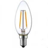 230V E14 Mignon 2W 2x Filament led pære, varmhvit